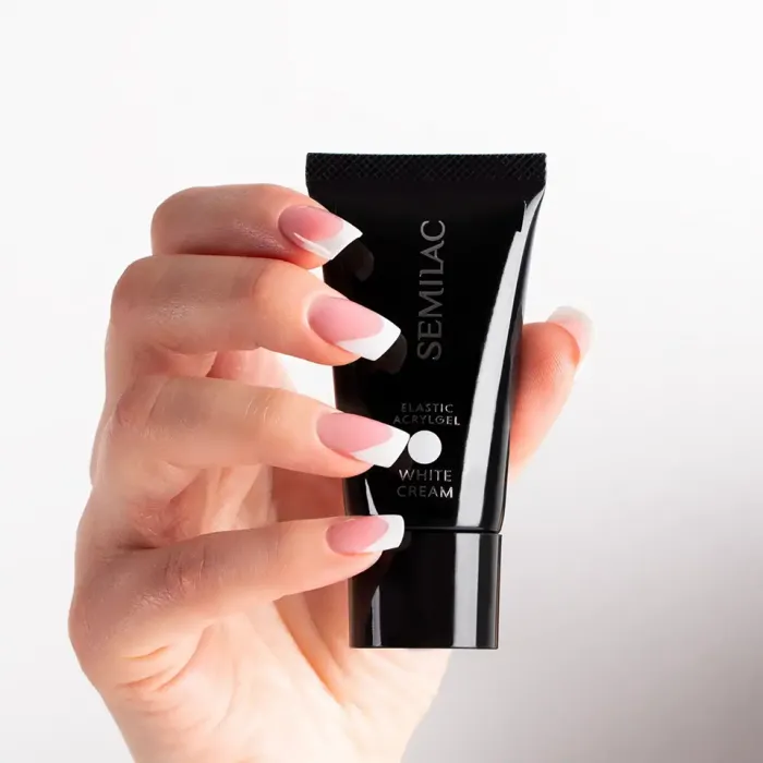 Semilac Elastic Acrylgel White Cream 30g