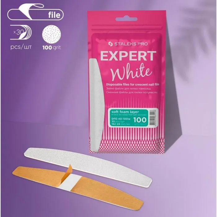 Staleks Pro Ανταλλακτικά Λίμας Μισοφέγγαρο 30 τεμ 100grit