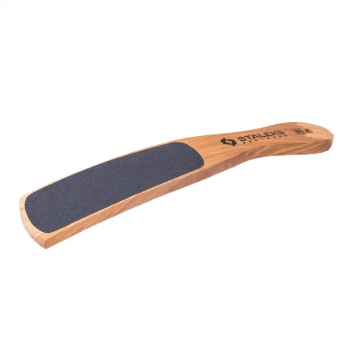Staleks Pro Κυρτή Ξύλινη Ράσπα για Pedicure 100/180 grit 10/2