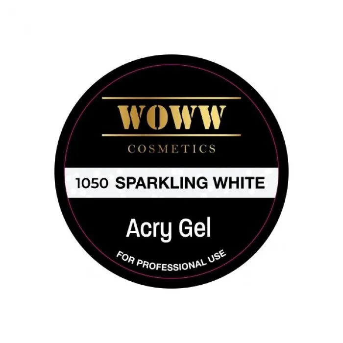 AcryGel Woww 1050 Sparkling White 30g