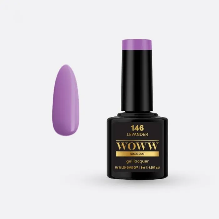 Ημιμόνιμο Βερνίκι Woww Cosmetics 8ml Levander - 146