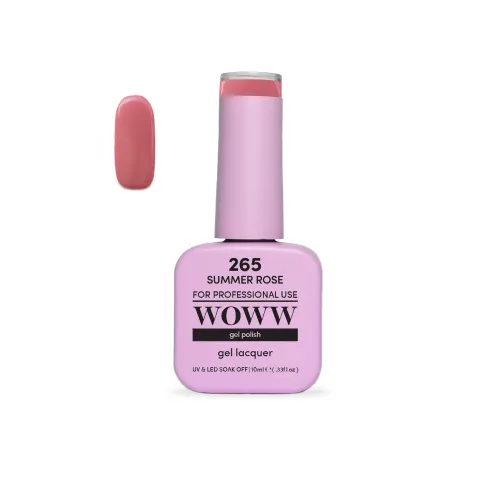 Ημιμόνιμο Βερνίκι New Woww Cosmetics 10ml Summer Rose - 265