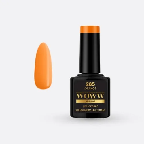 Ημιμόνιμο Βερνίκι Woww Cosmetics 8ml Orange - 285