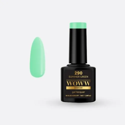 Ημιμόνιμο Βερνίκι Woww Cosmetics 8ml Summer Green - 290