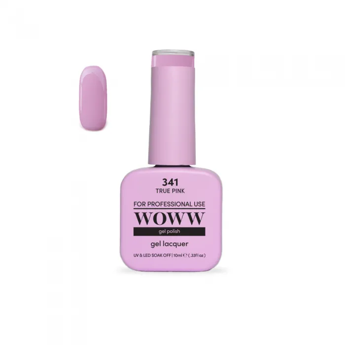 Ημιμόνιμο Βερνίκι New Woww Cosmetics 10ml True Pink - 341
