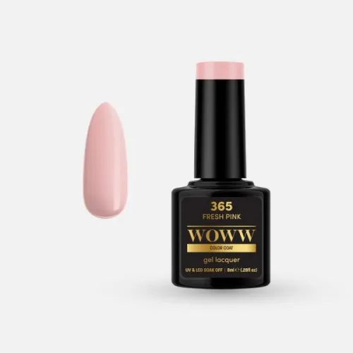 Ημιμόνιμο Βερνίκι Woww Cosmetics 8ml Fresh Pink 365