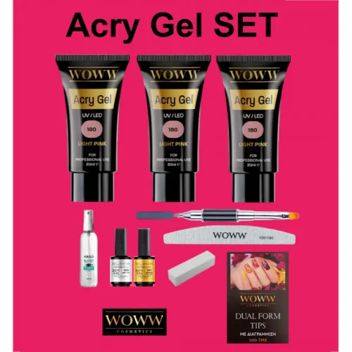 AcryGel Set Woww Cosmetics No1