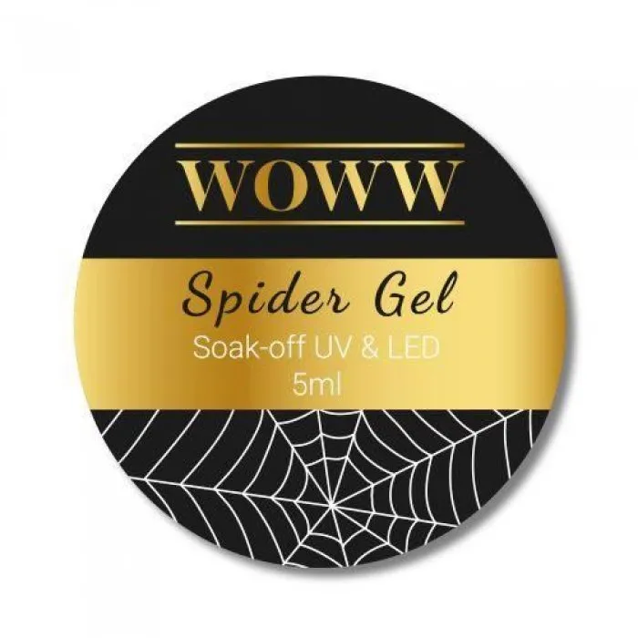 Woww Cosmetics Spider Gel Black  5ml