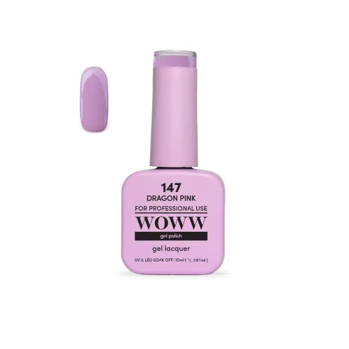 Ημιμόνιμο Βερνίκι New Woww Cosmetics 10ml Dragon Pink - 147