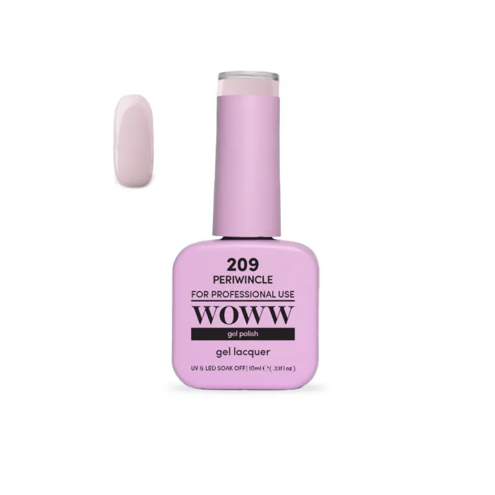 Ημιμόνιμο Βερνίκι New Woww Cosmetics 10ml Periwincle - 209