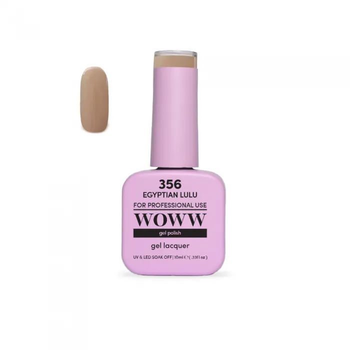 Ημιμόνιμο Βερνίκι New Woww Cosmetics 10ml Egyptian Lulu - 356