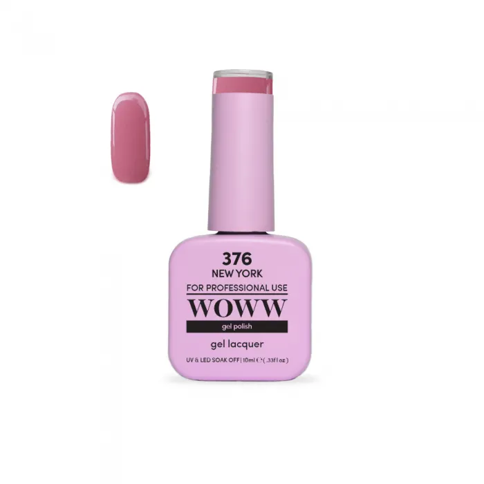 Ημιμόνιμο Βερνίκι New Woww Cosmetics 10ml New York - 376