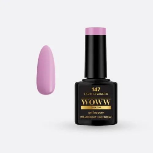 Ημιμόνιμο Βερνίκι Woww Cosmetics 8ml Light Levander - 147 