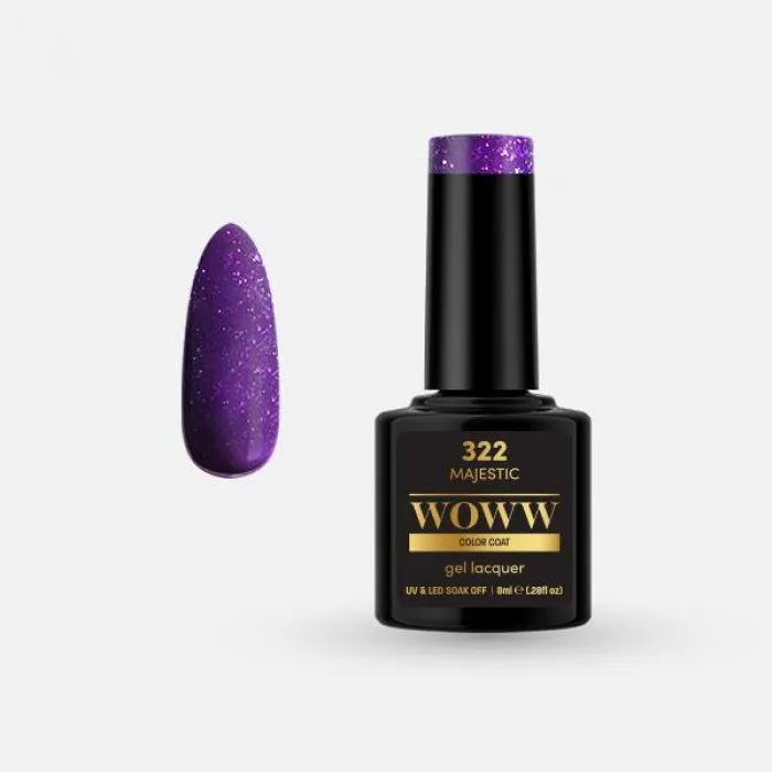 Ημιμόνιμο Βερνίκι Woww Cosmetics 8ml Majestic - 322
