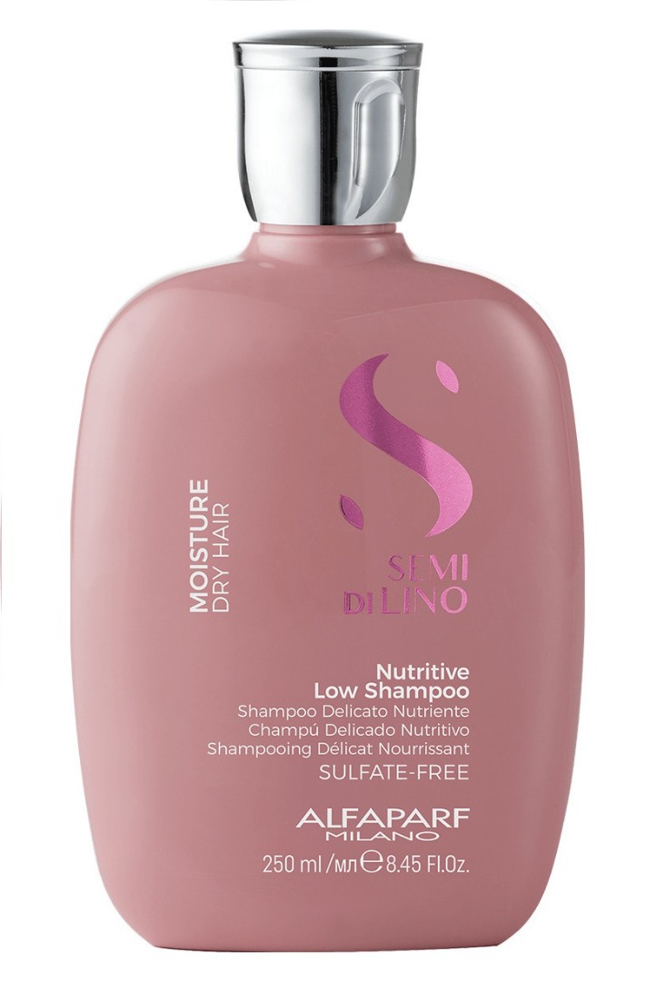 Semi di Lino Alfaparf Milano Moisture Nutritive Σαμπουάν για Αναδόμηση Θρέψη για Ξηρά Μαλλιά 250ml