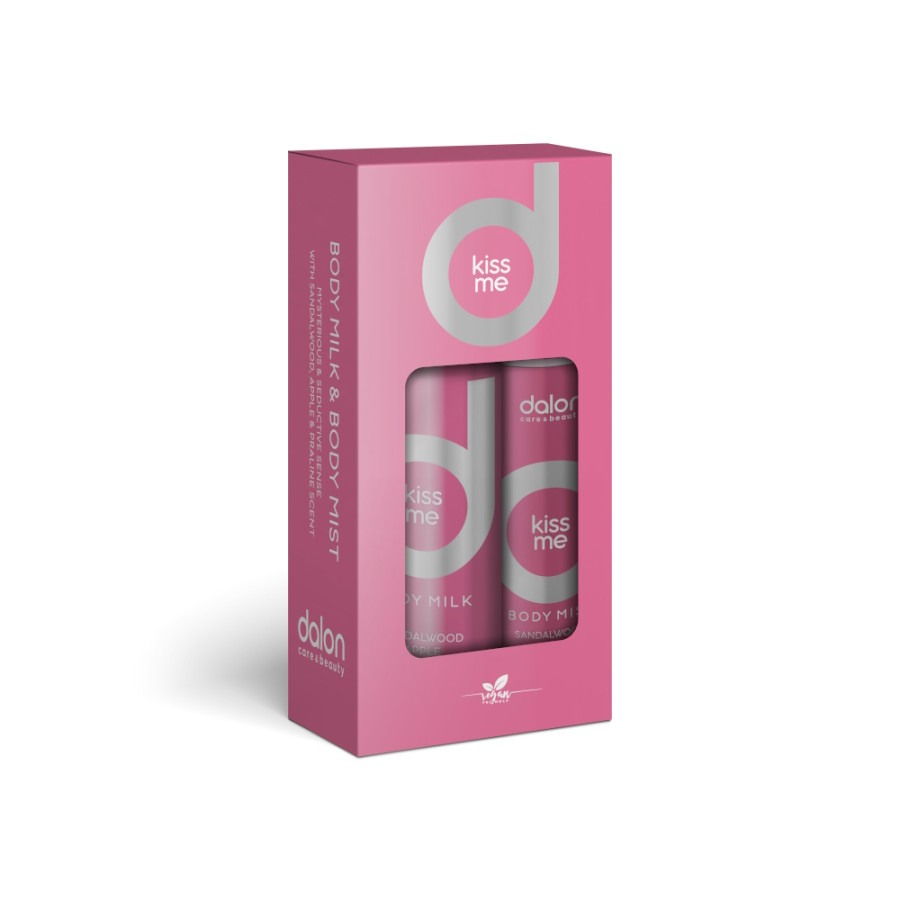 Dalon Body Milk και Body Mist Kiss Me Σε Συσκευασία Δώρου
