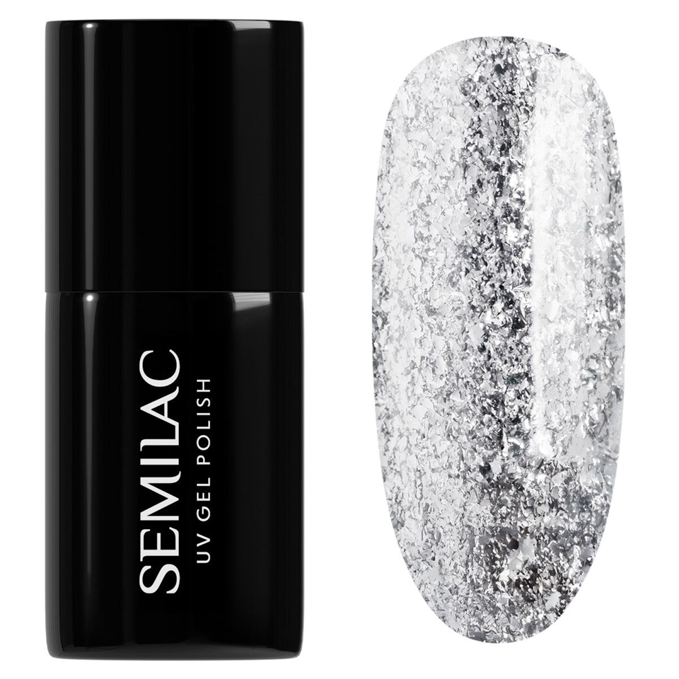 Semilac Ημιμόνιμο Βερνίκι Νυχιών 292 Silver Shimmer 7ml