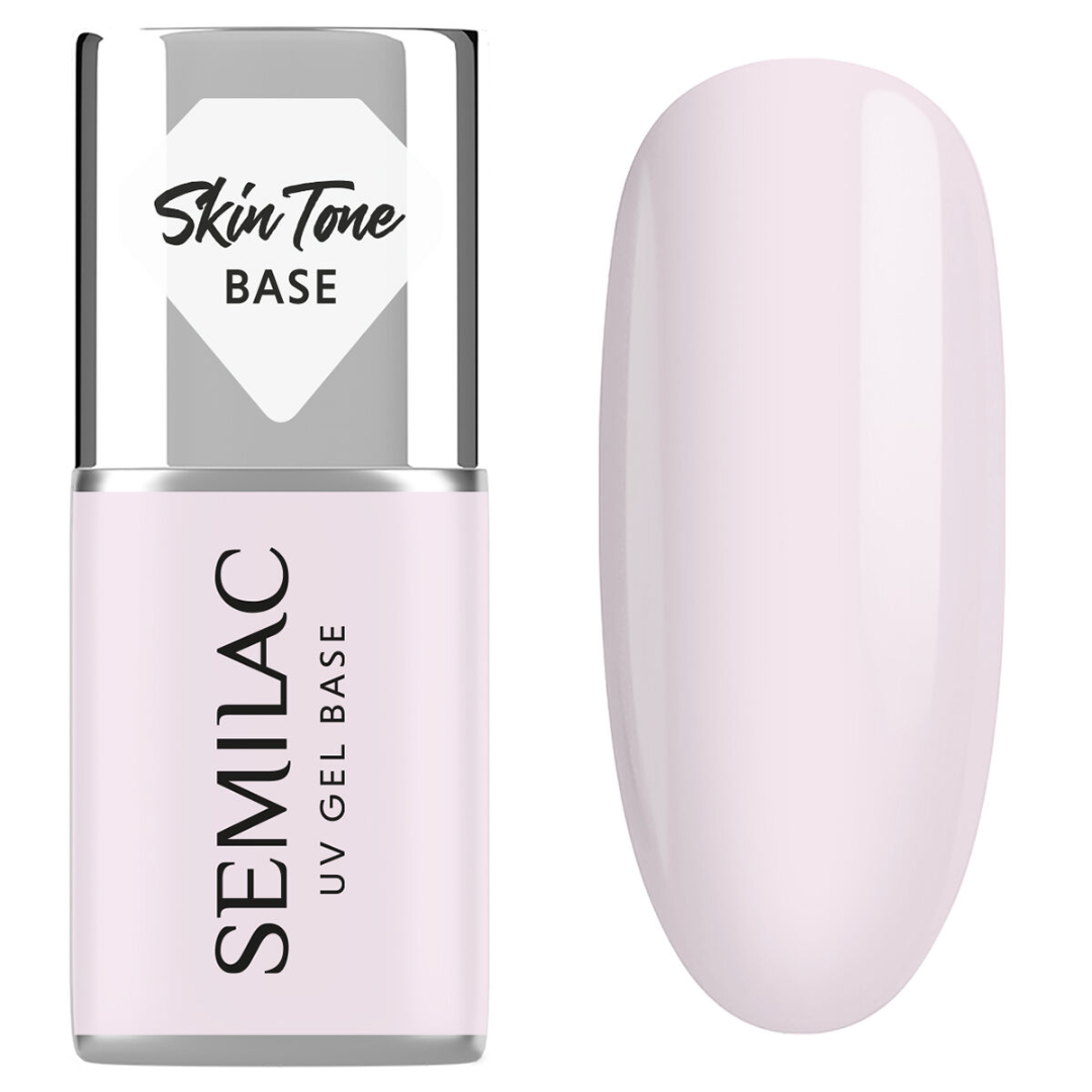 Semilac Skin Tone Cover Base Natural Pink 7 ml