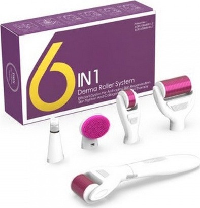 6 in 1 Titanium Derma Roller System 0.5-2mm