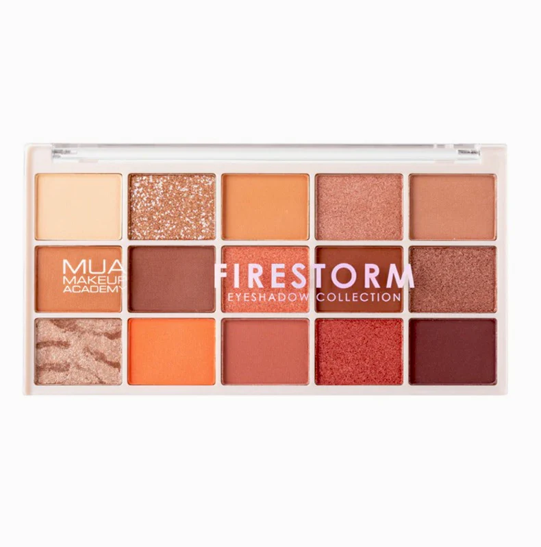 MUA Firestorm 15 Shade Eyeshadow Palette