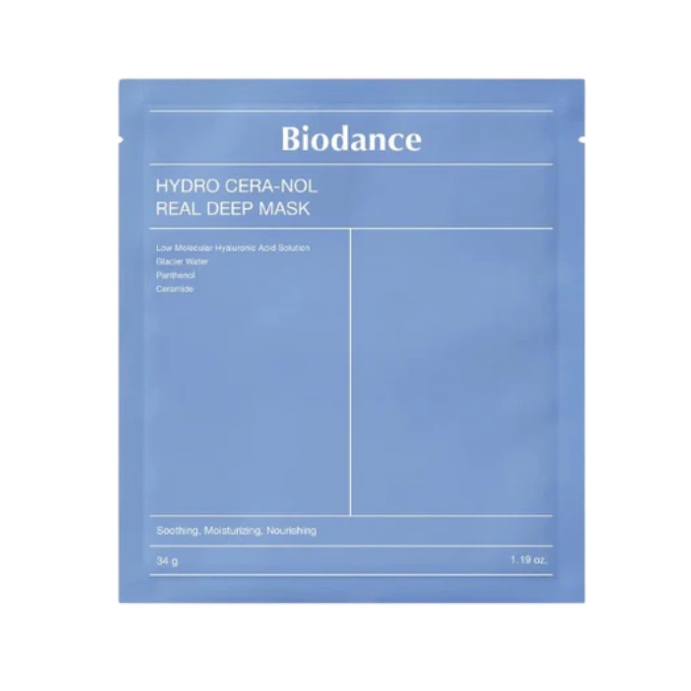 Biodance Hydro Cera-nol Real Deep Sheet Μάσκα Προσώπου για Ενυδάτωση Με Centella Asiatica 34g