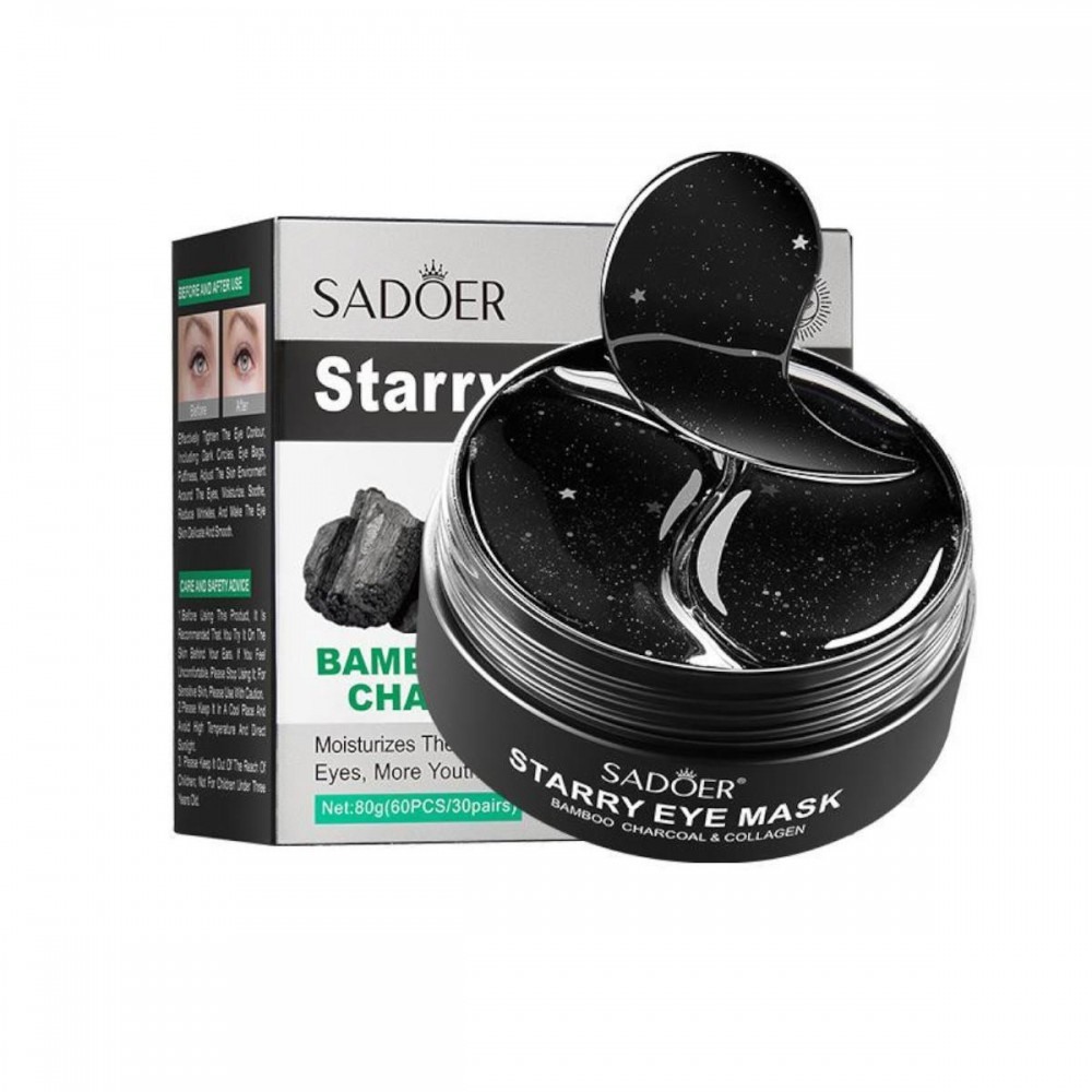Επιθέματα Ματιών Starry Eye Mask Bamboo Charcoal Sadoer 60pcs